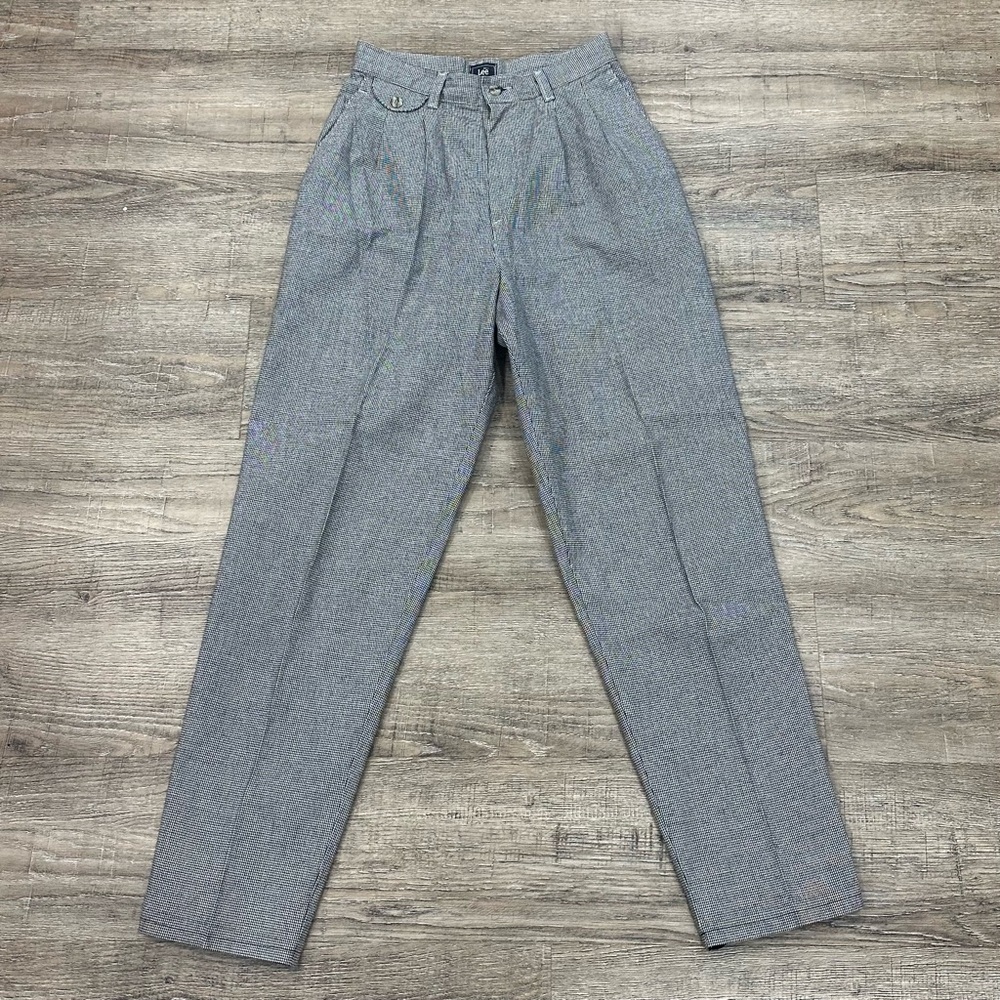Lee Black and White Houndstooth Pants